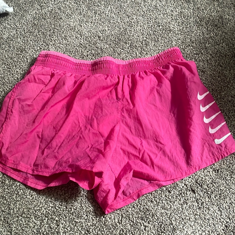 Pink Nike shorts